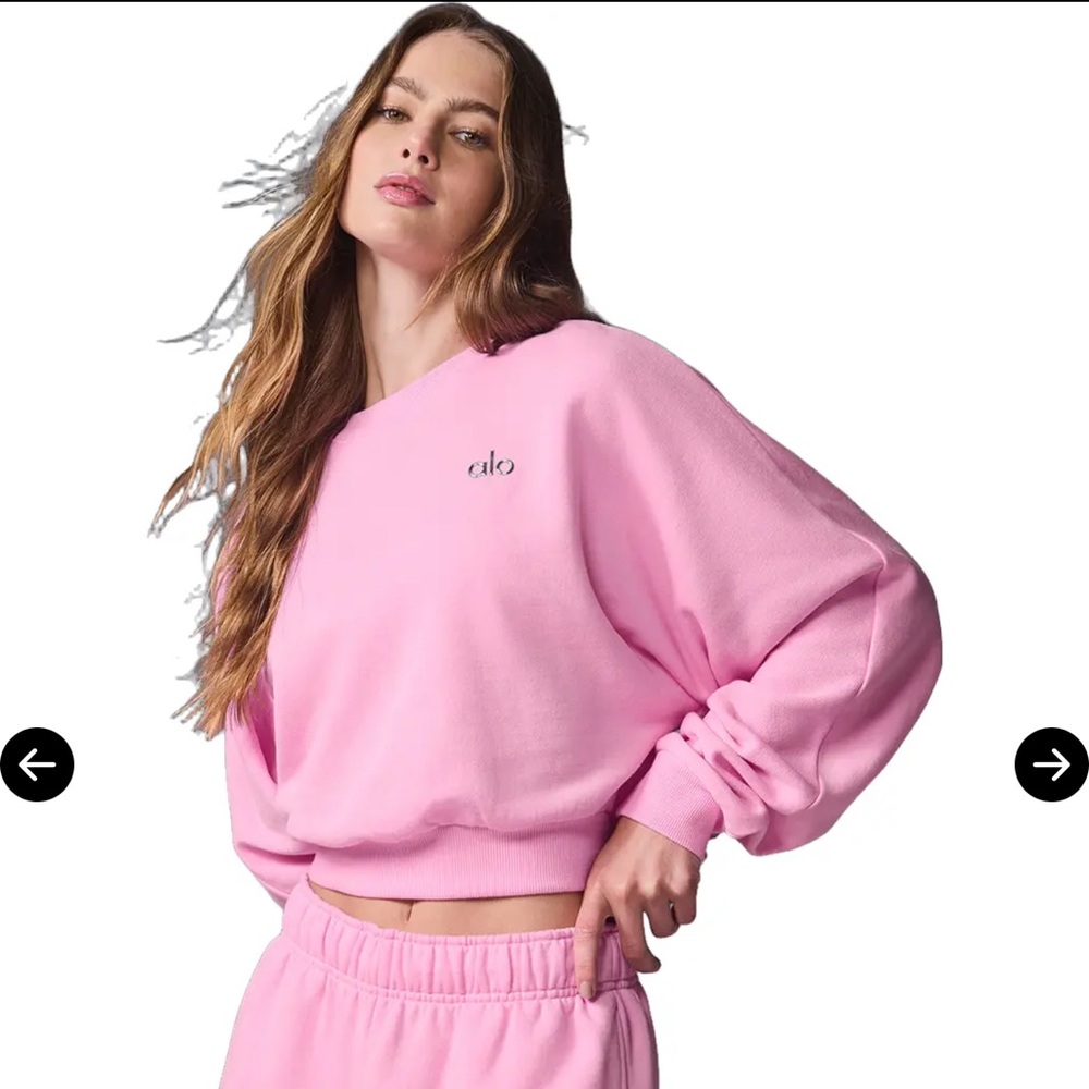 ALO Yoga Pink Sweatshirt
